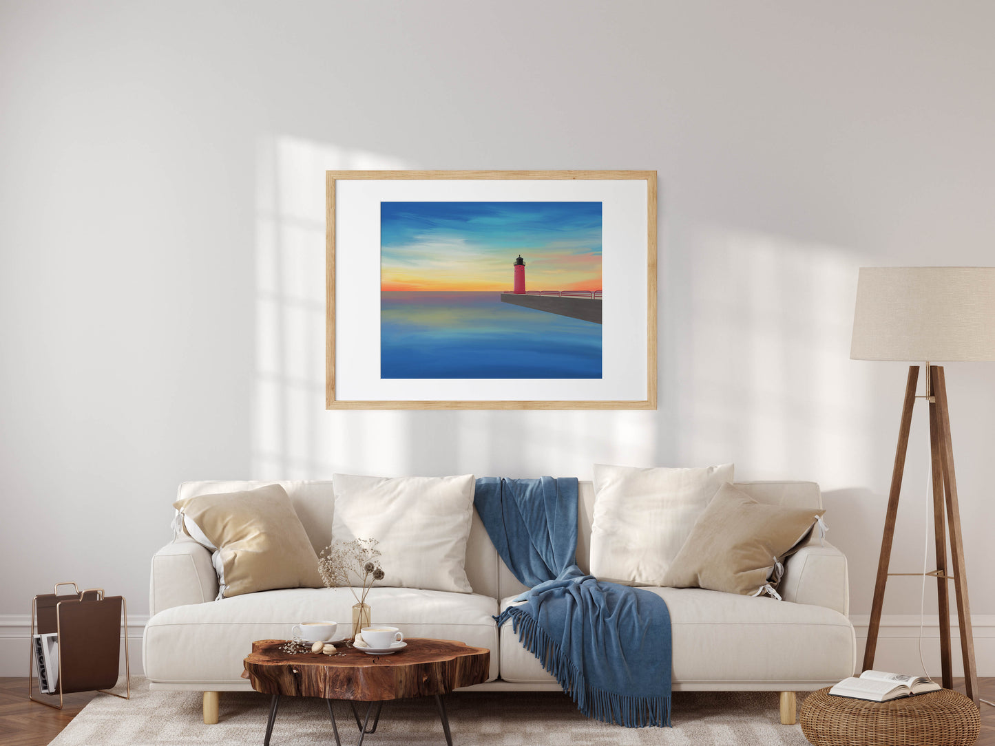 Pierhead Lighthouse Milwaukee, WI Print