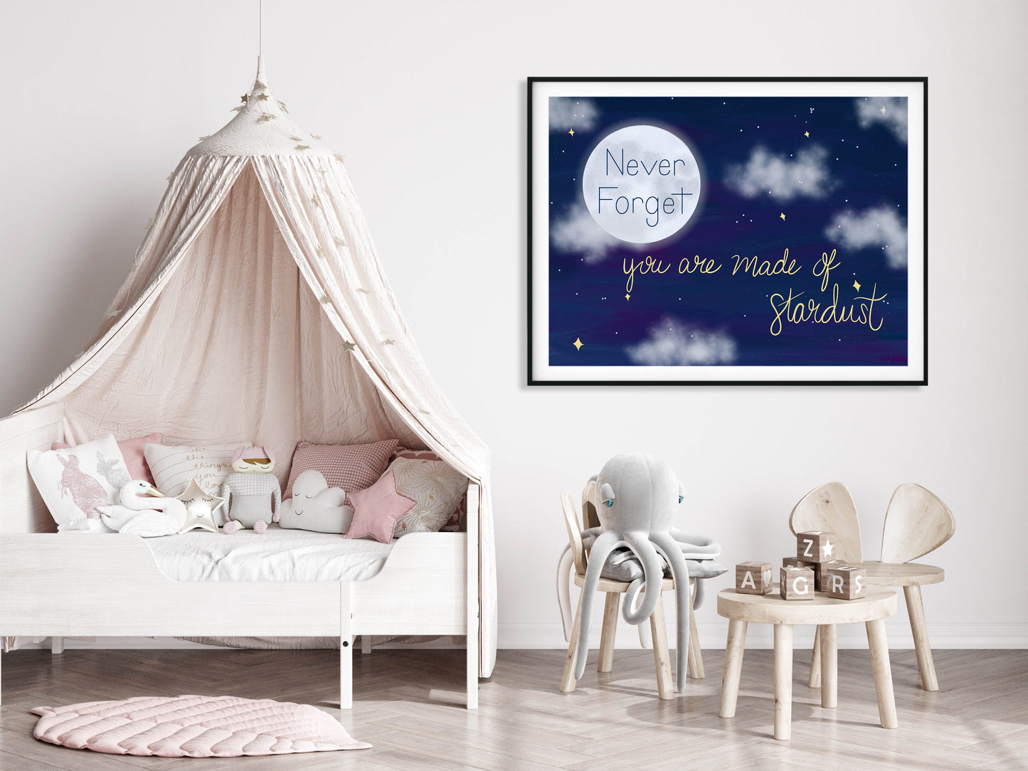 Stardust Nursery Print