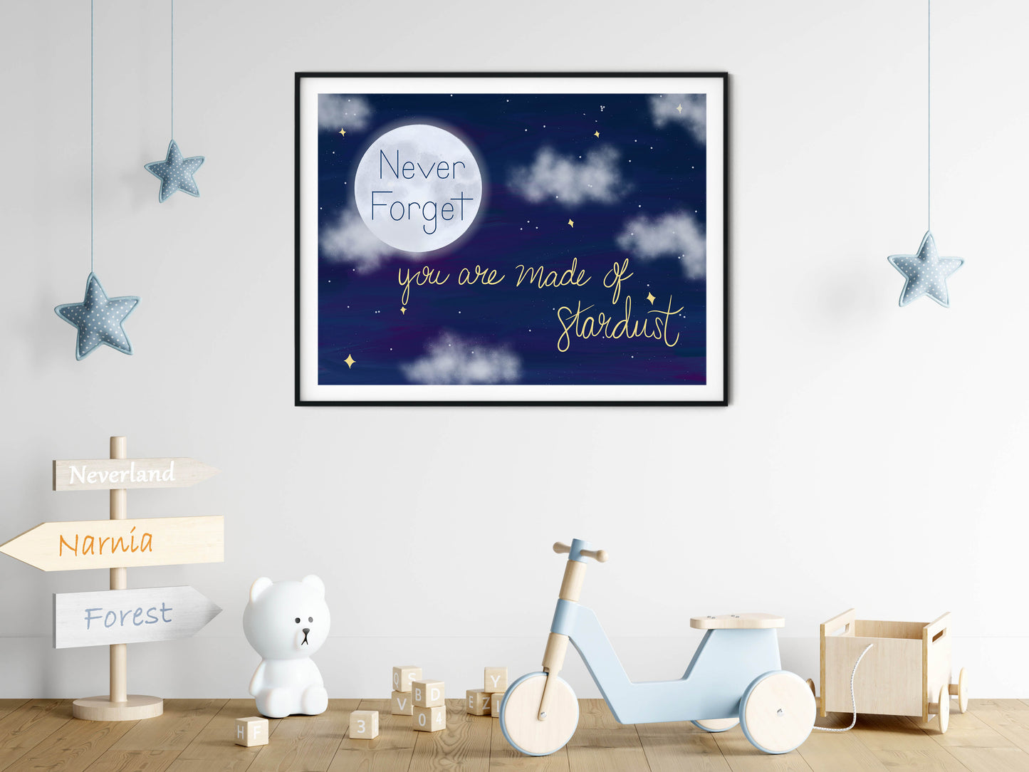 Stardust Nursery Print
