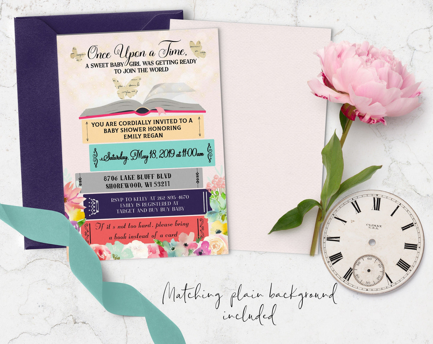 Storybook Baby Shower Invitation