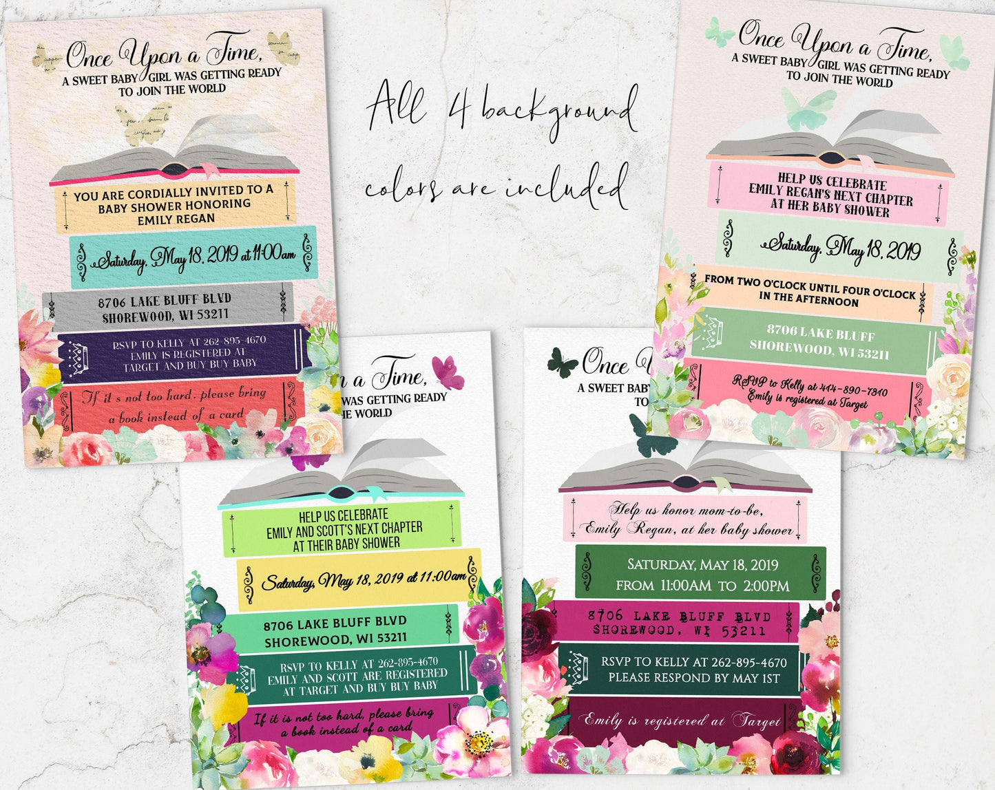 Storybook Baby Shower Invitation