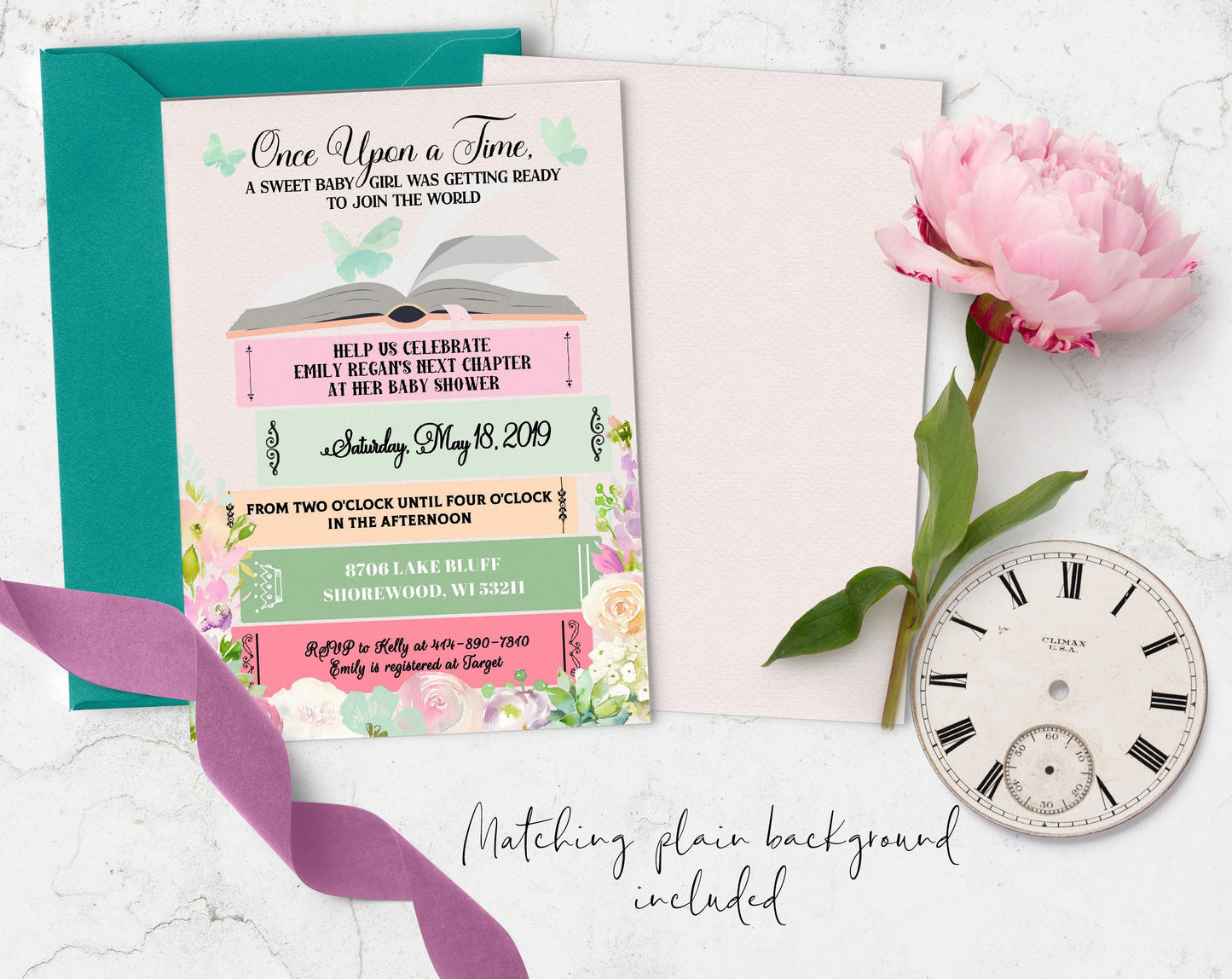 Storybook Baby Shower Invitation