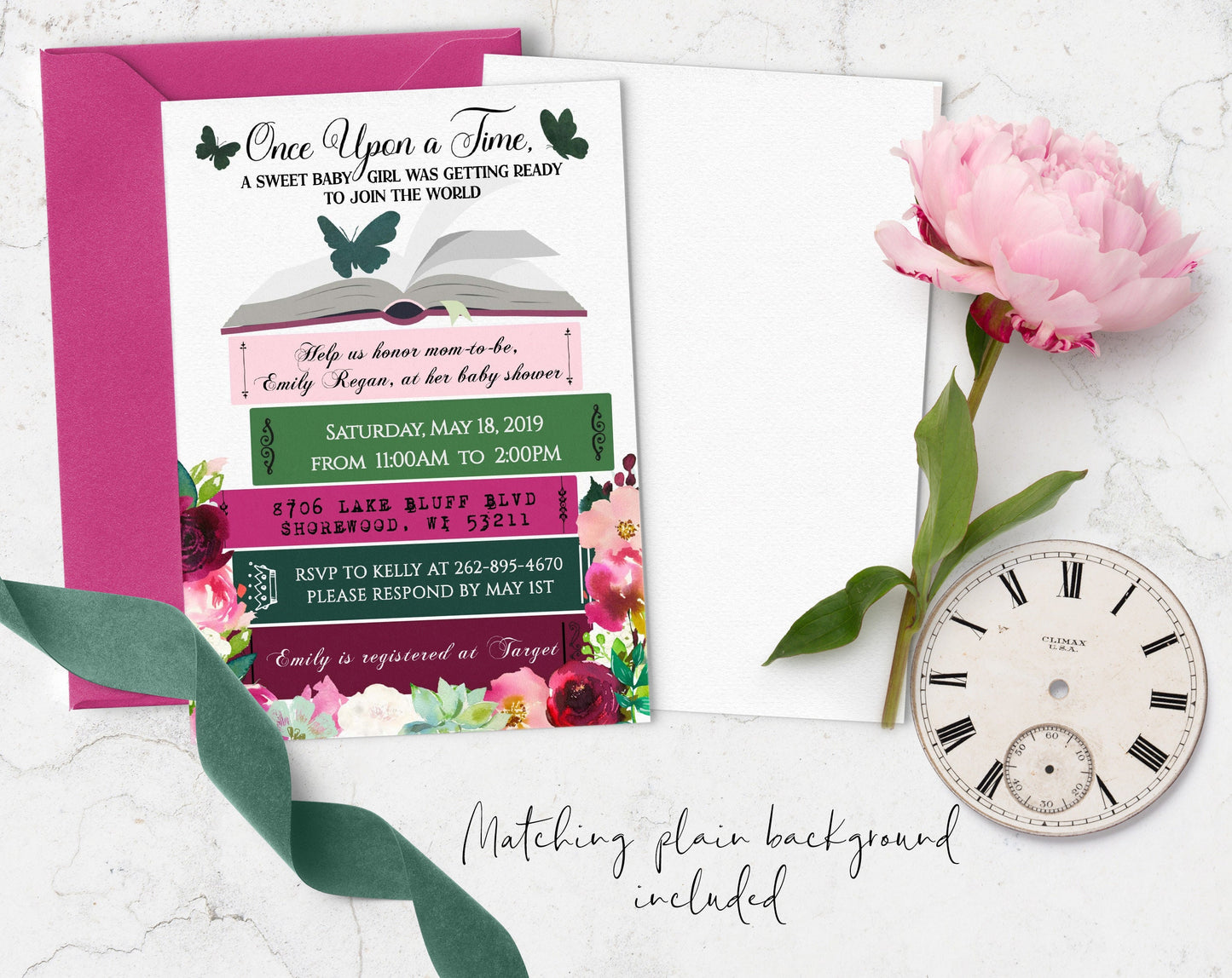 Storybook Baby Shower Invitation