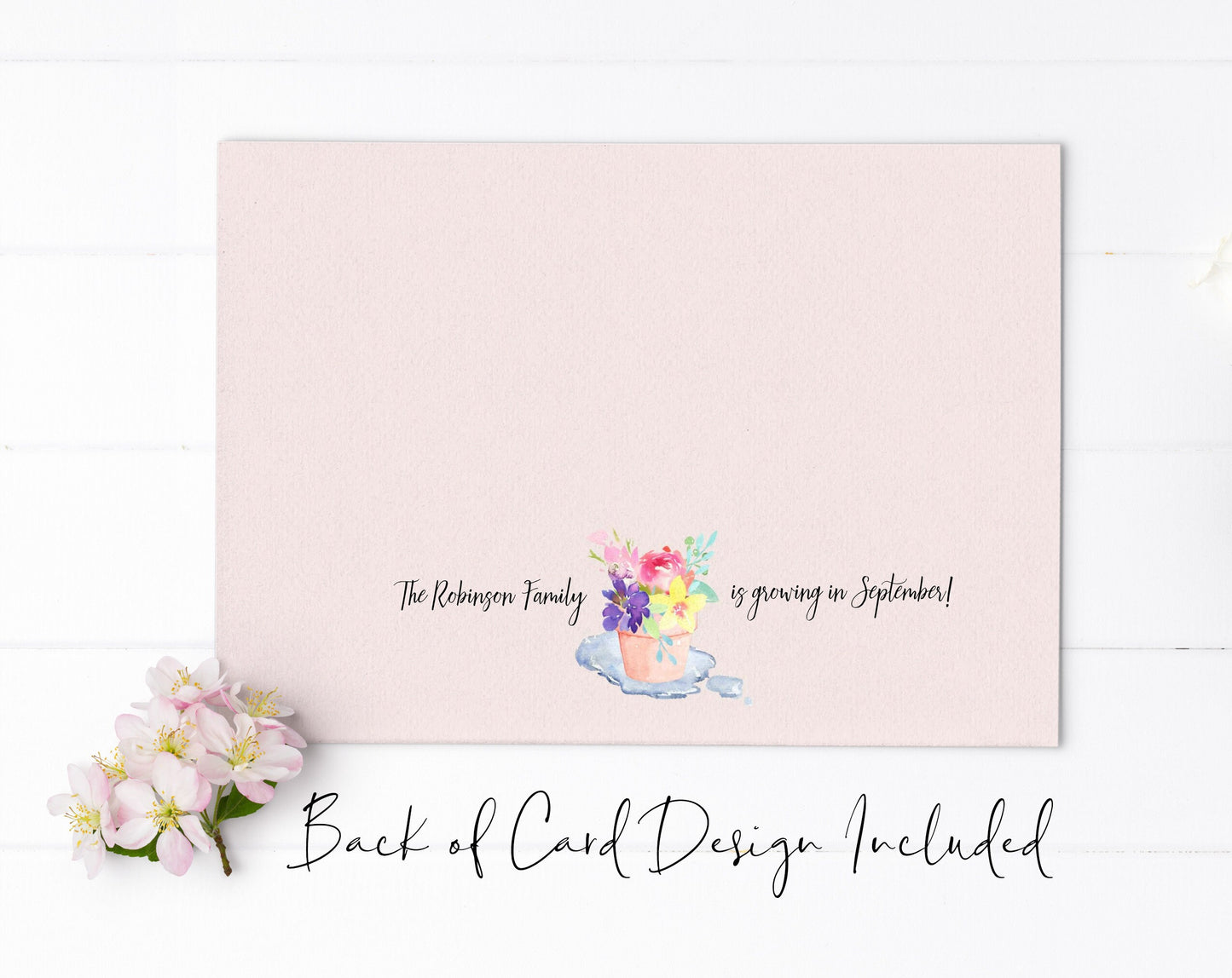 Elephant Baby Shower Invitation, Girl