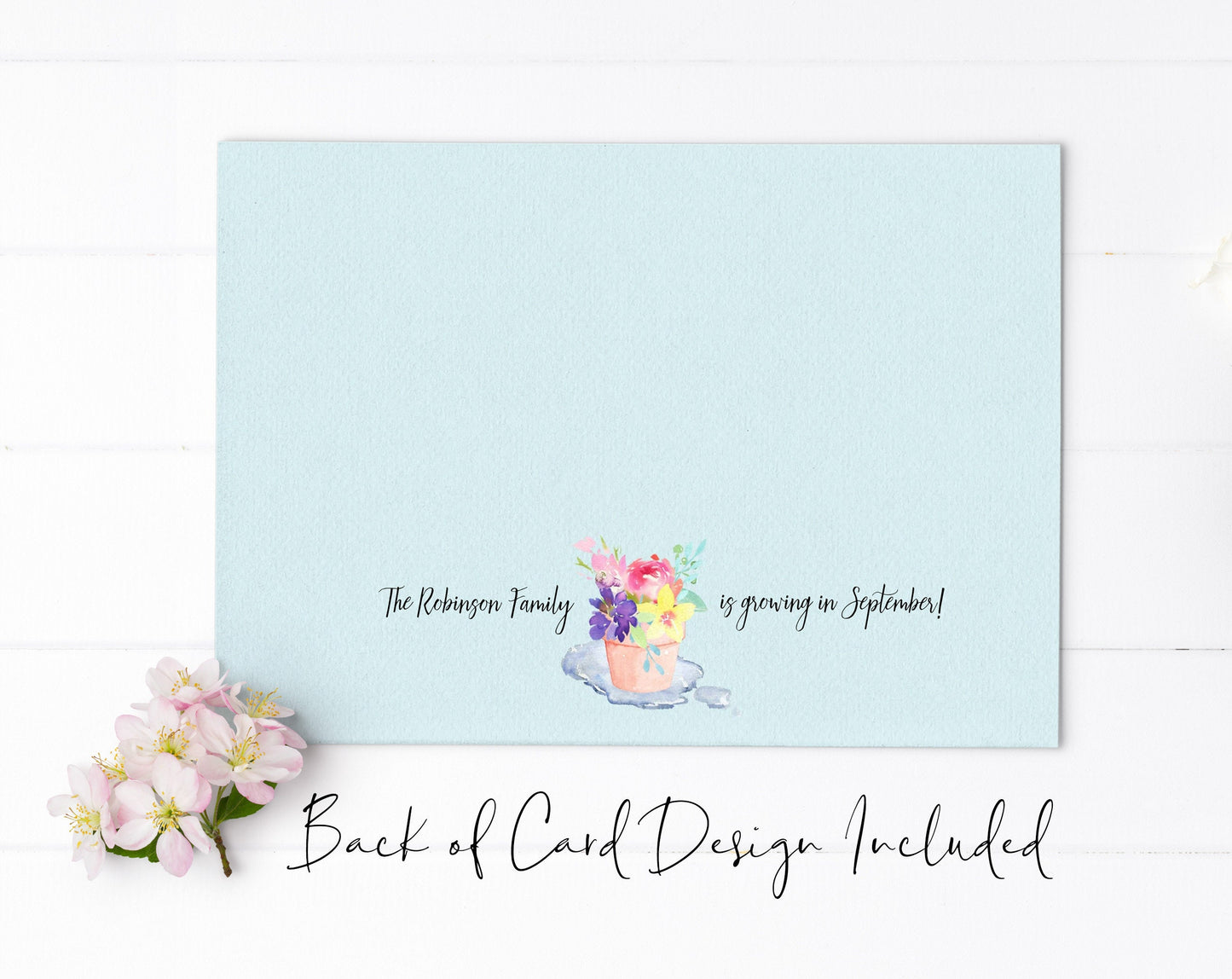Elephant Baby Shower Invitation, Boy