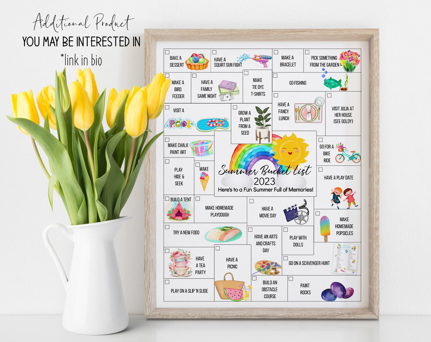 Summer Scavenger Hunt Bundle - Beach, Camping, and Summer Themes