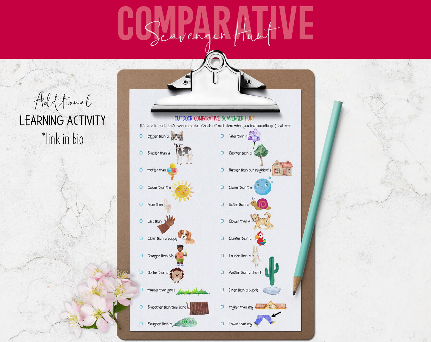 Summer Scavenger Hunt Bundle - Beach, Camping, and Summer Themes