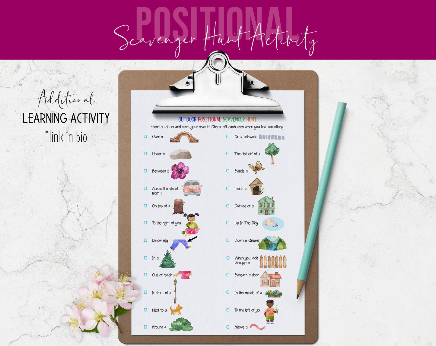 Summer Scavenger Hunt Bundle - Beach, Camping, and Summer Themes