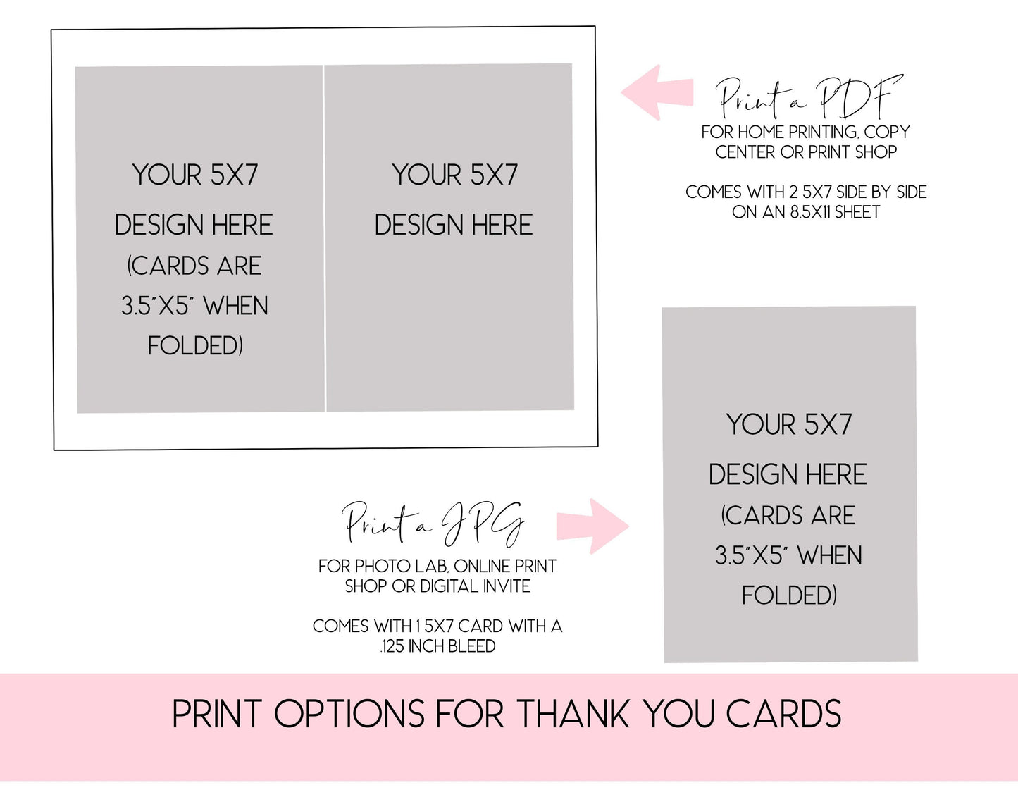 Bee Baby Shower Thank You Card, Gender Neutral