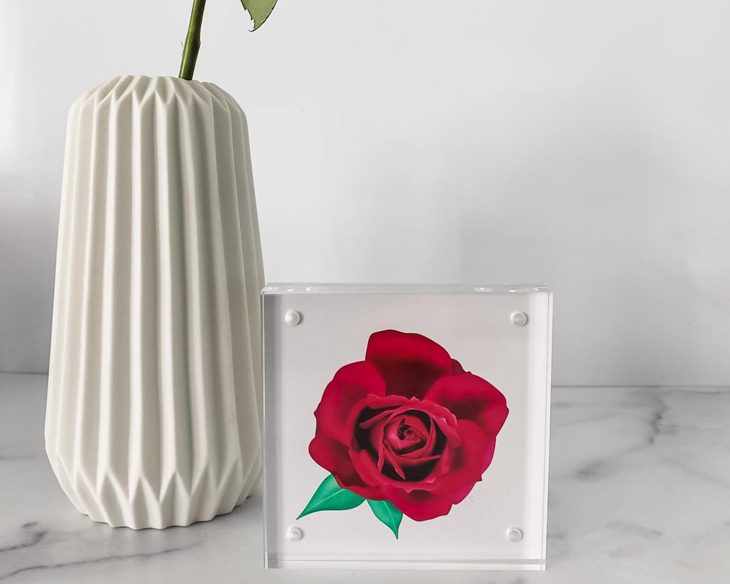Red Rose Print