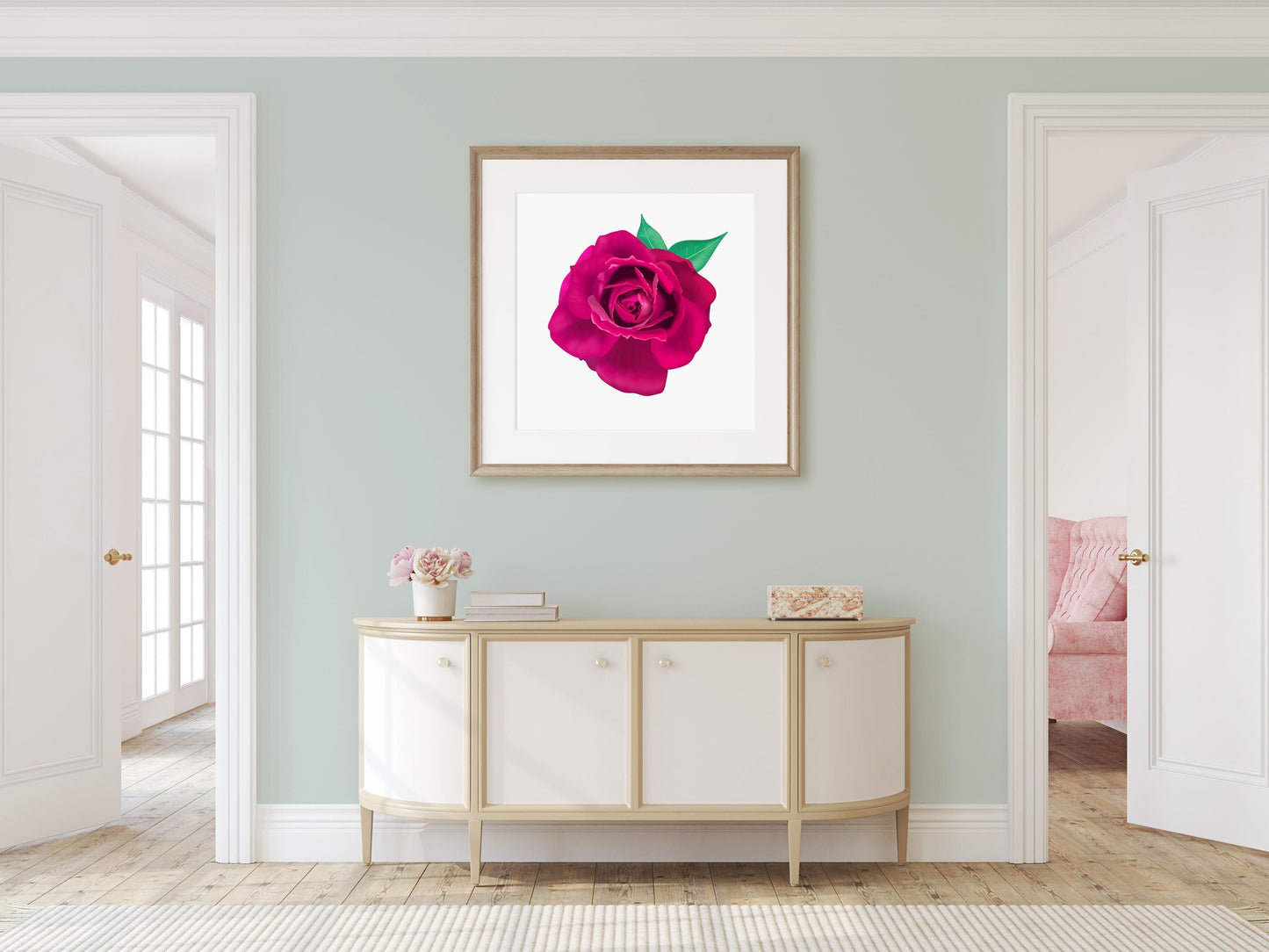 Red Rose Print