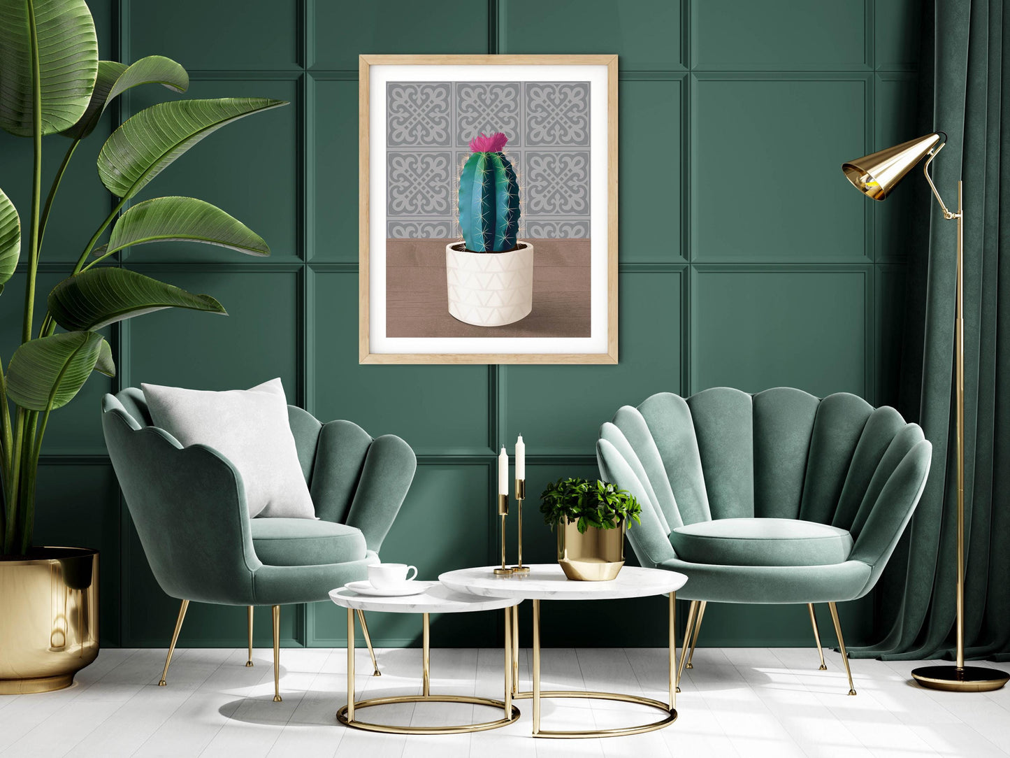 Charming Cactus Print