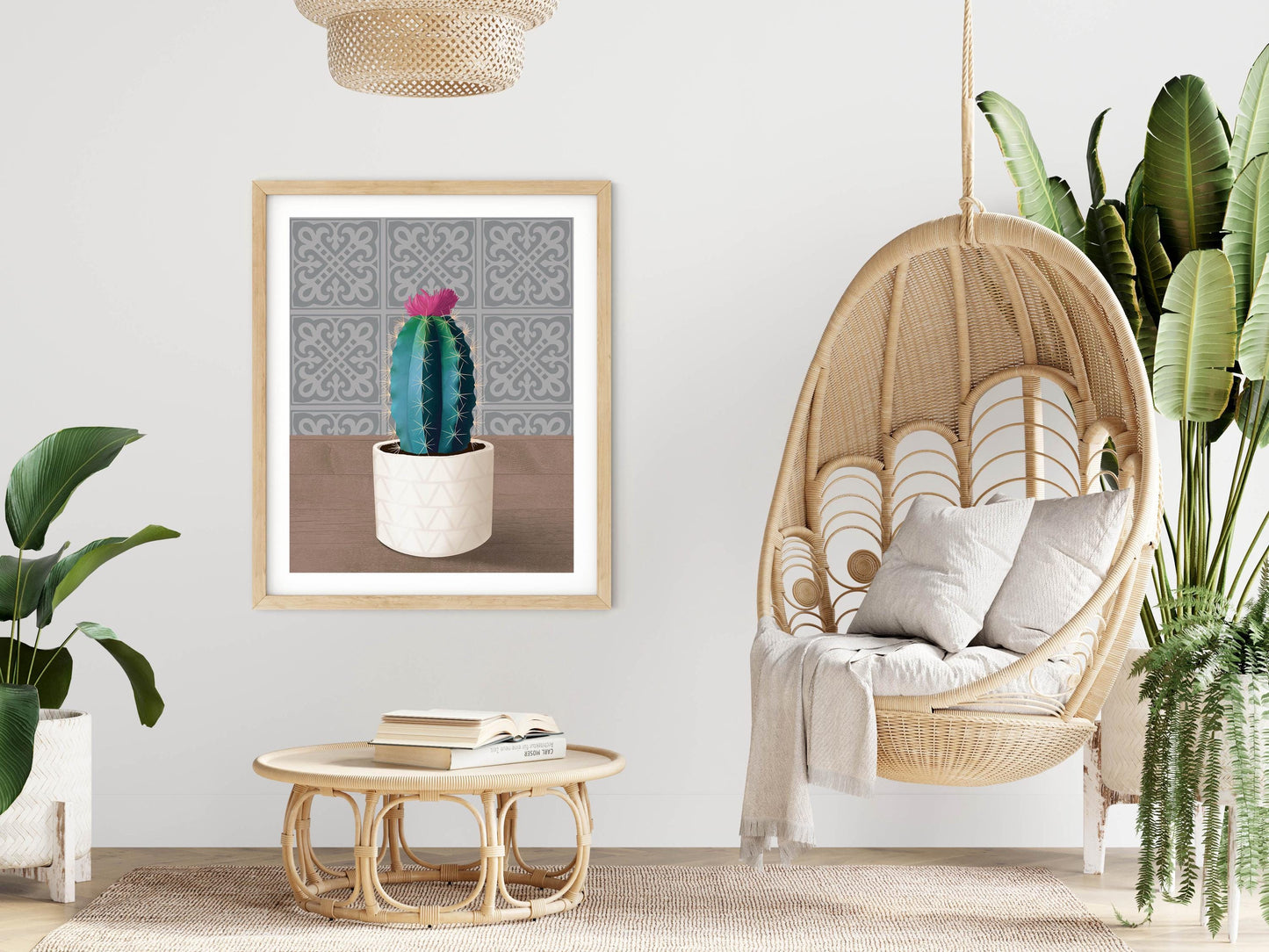 Charming Cactus Print
