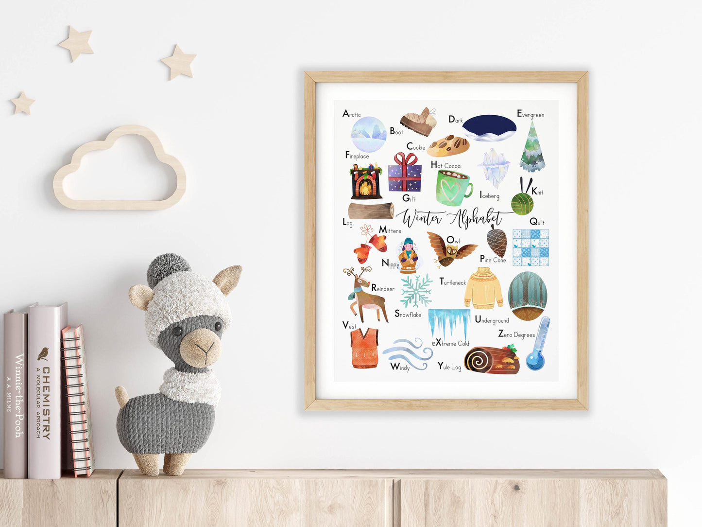 Winter Alphabet Poster