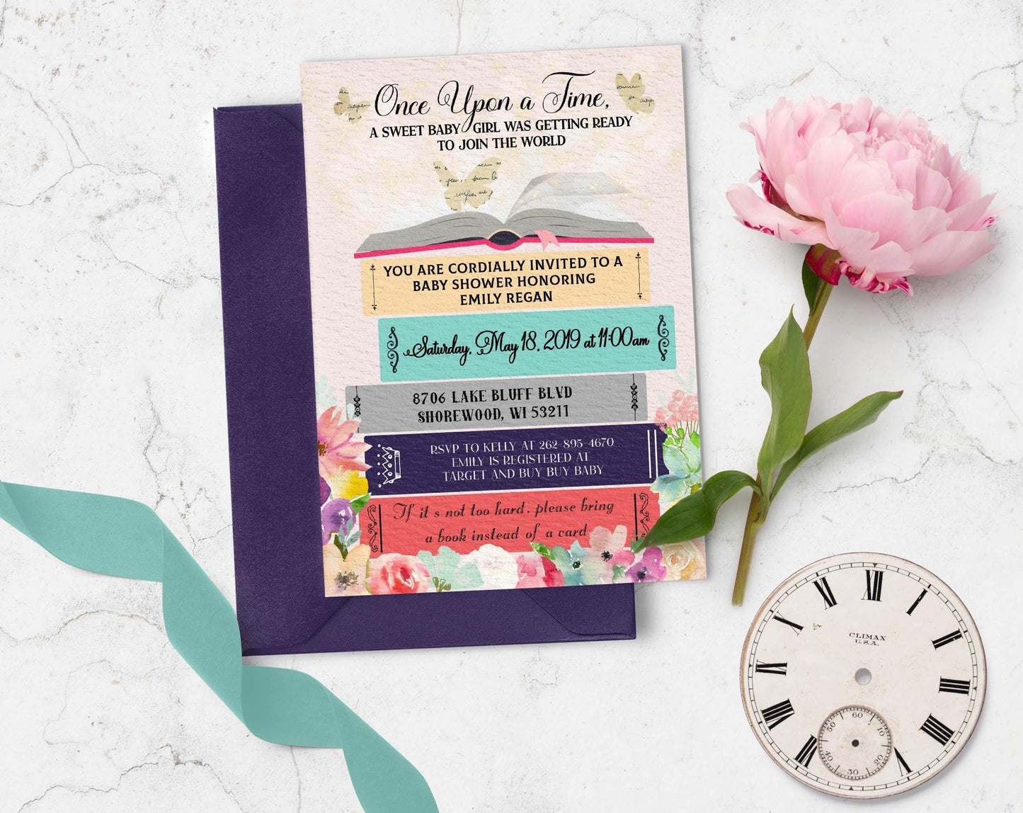 Storybook Baby Shower Invitation