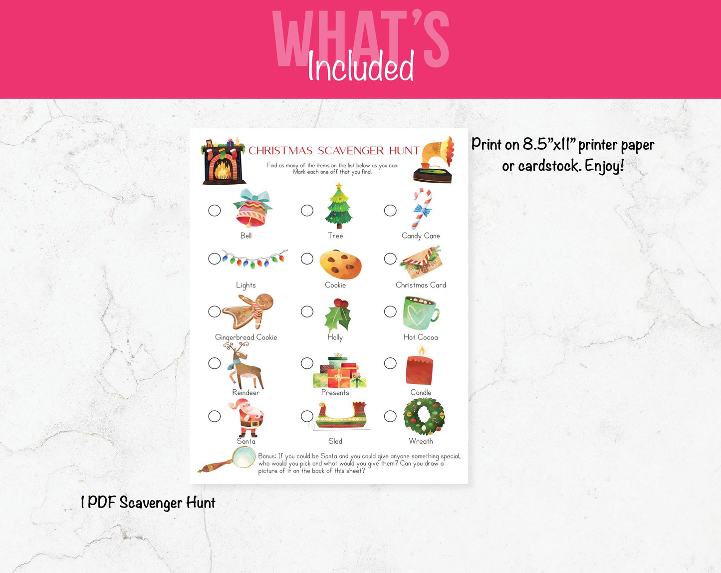 Christmas Scavenger Hunt