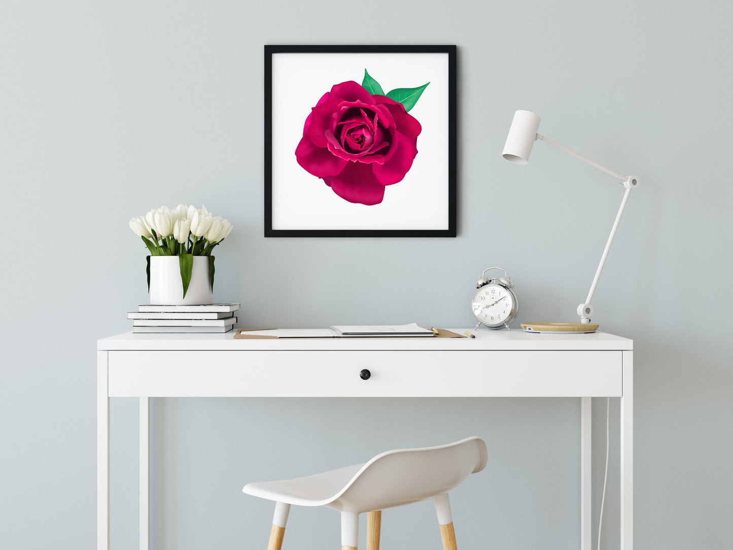 Red Rose Print