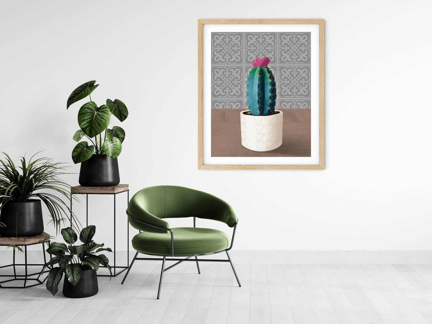 Charming Cactus Print