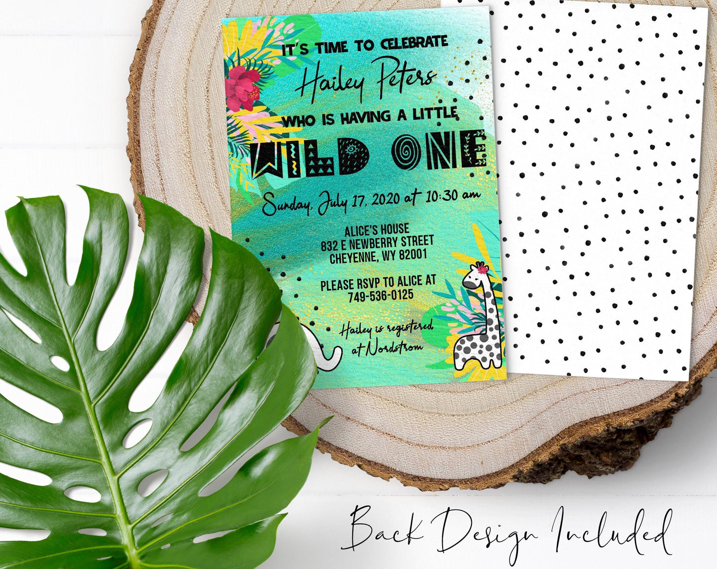 Wild One Baby Shower Invitation, Gender Neutral