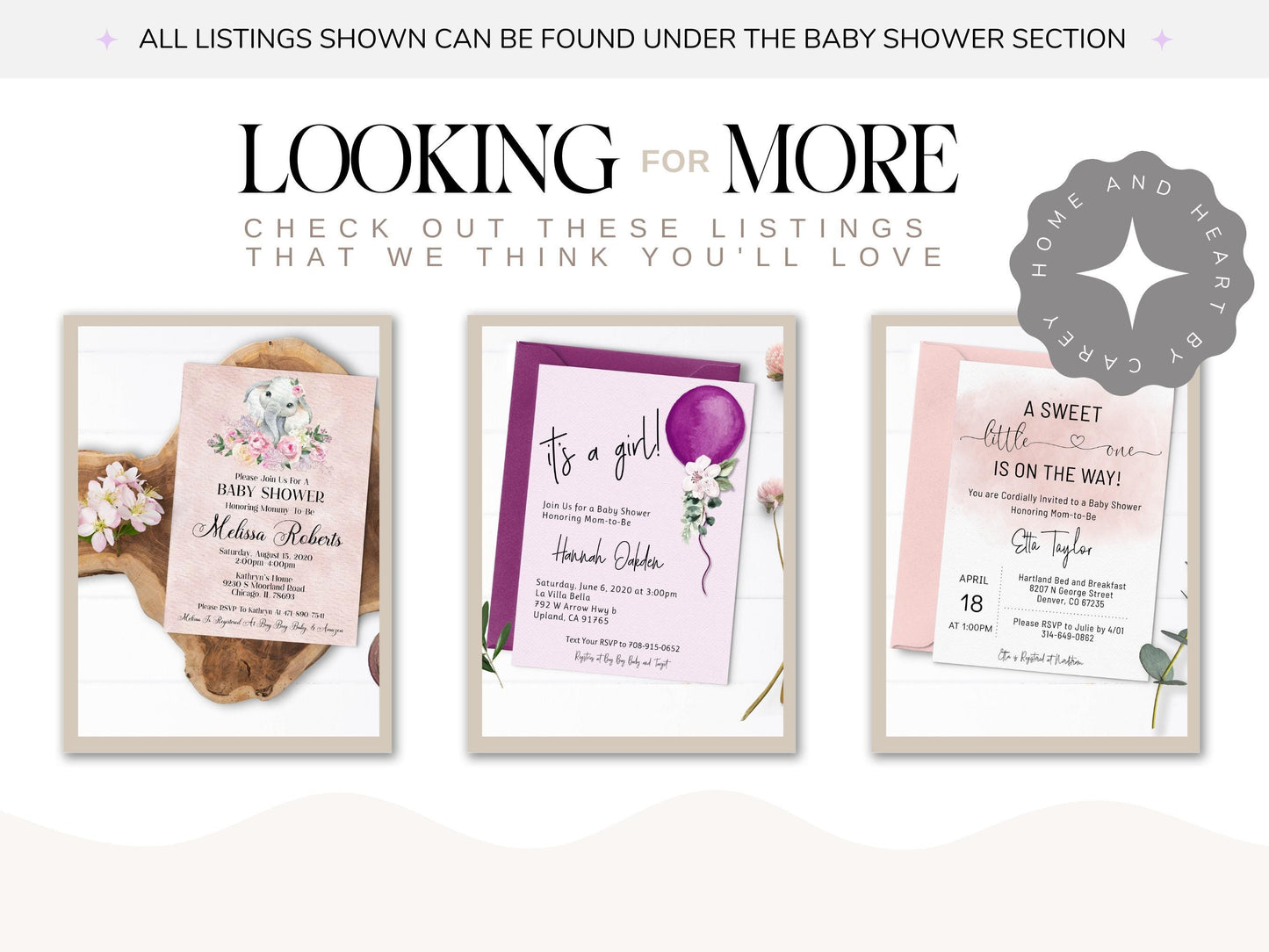 Woodland Fairy Baby Shower Invitation
