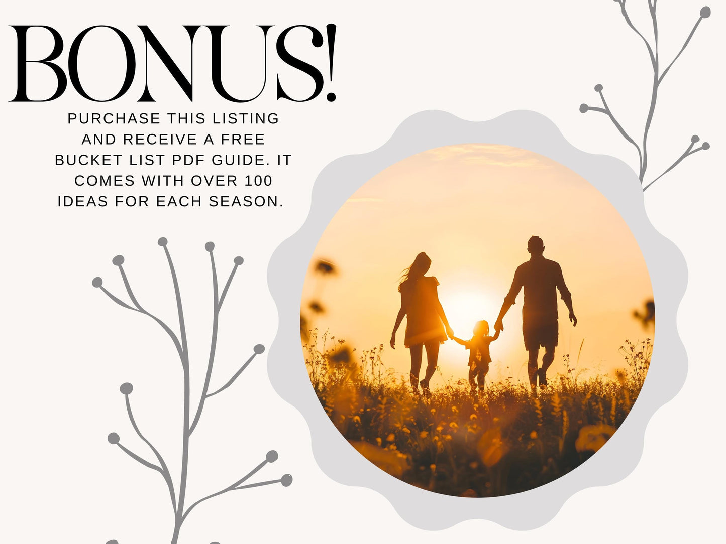 Seasonal Family Bucket List Bundle