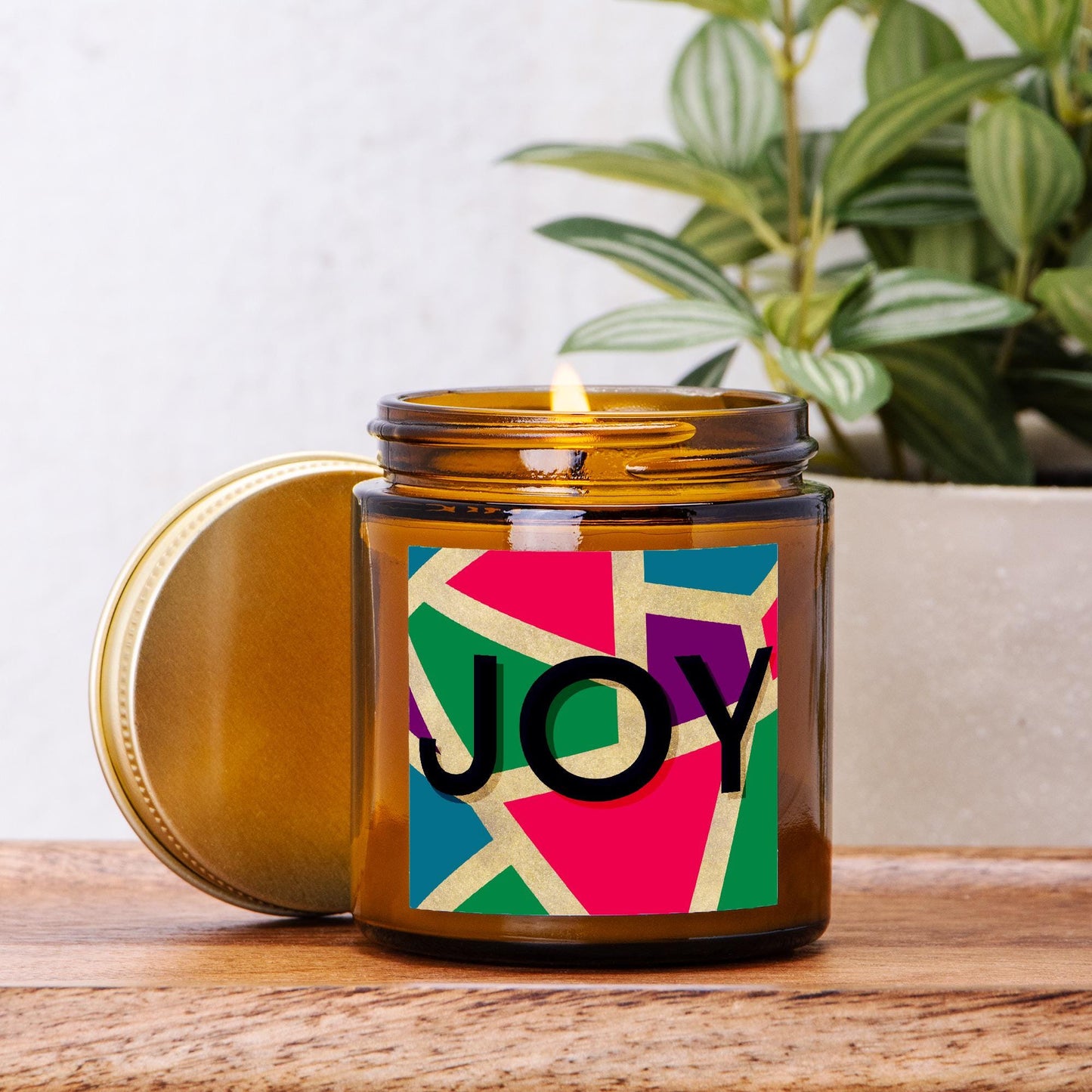 JOY Amber Jar Candle, 2 Size Options