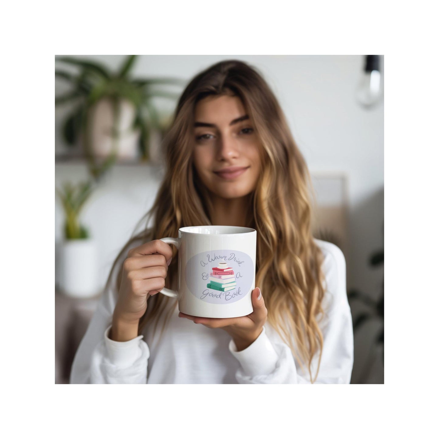 A Warm Drink & a Good Book Mug