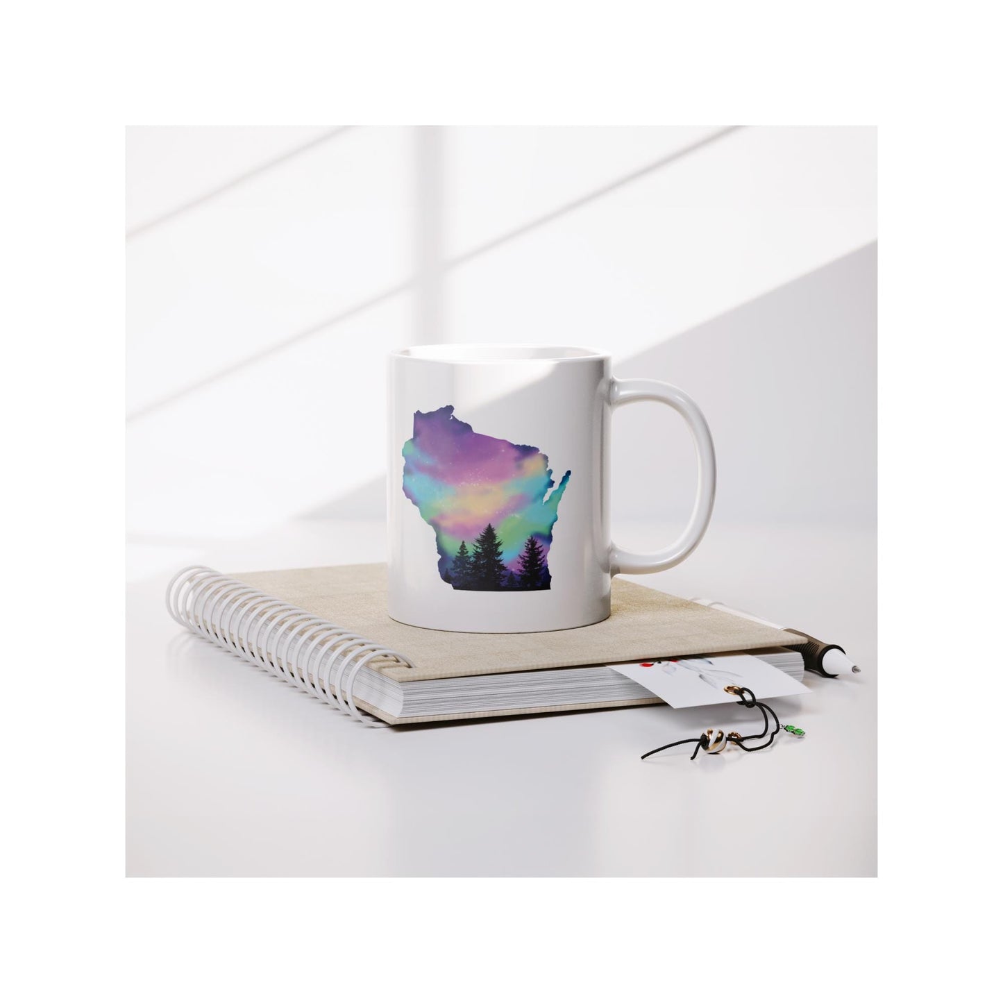 Wisconsin Northern Lights Mug