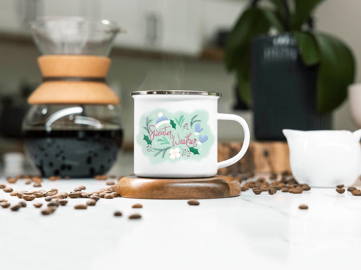 Sweater Weather 12 oz Camp Mug