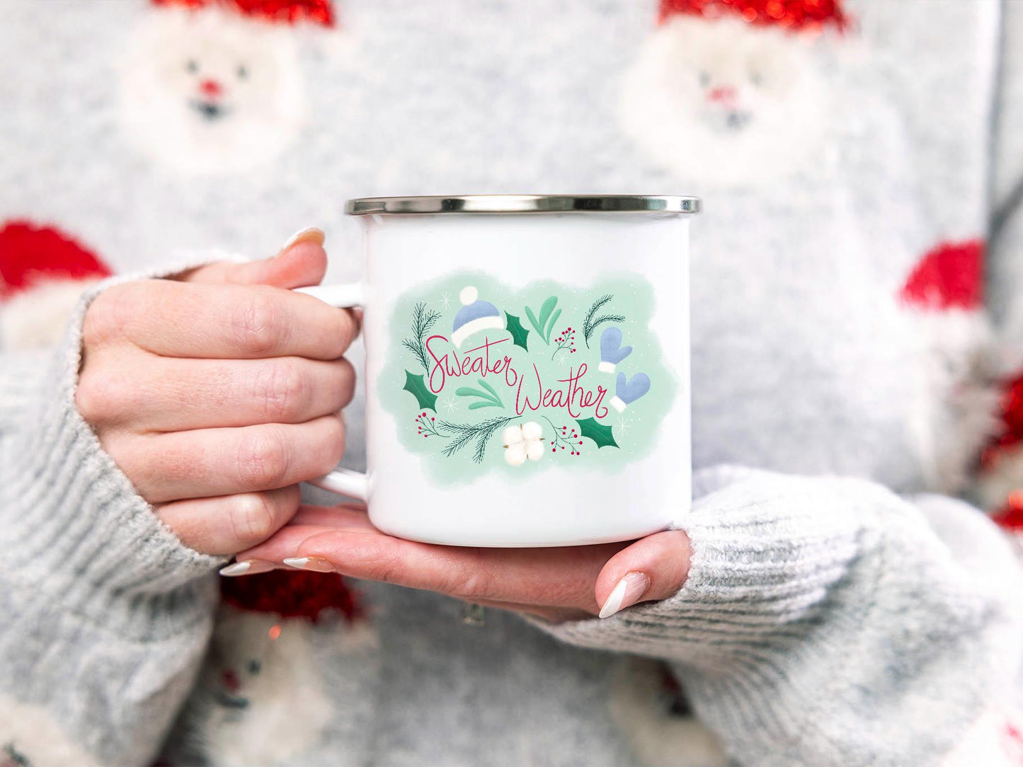 Sweater Weather 12 oz Camp Mug