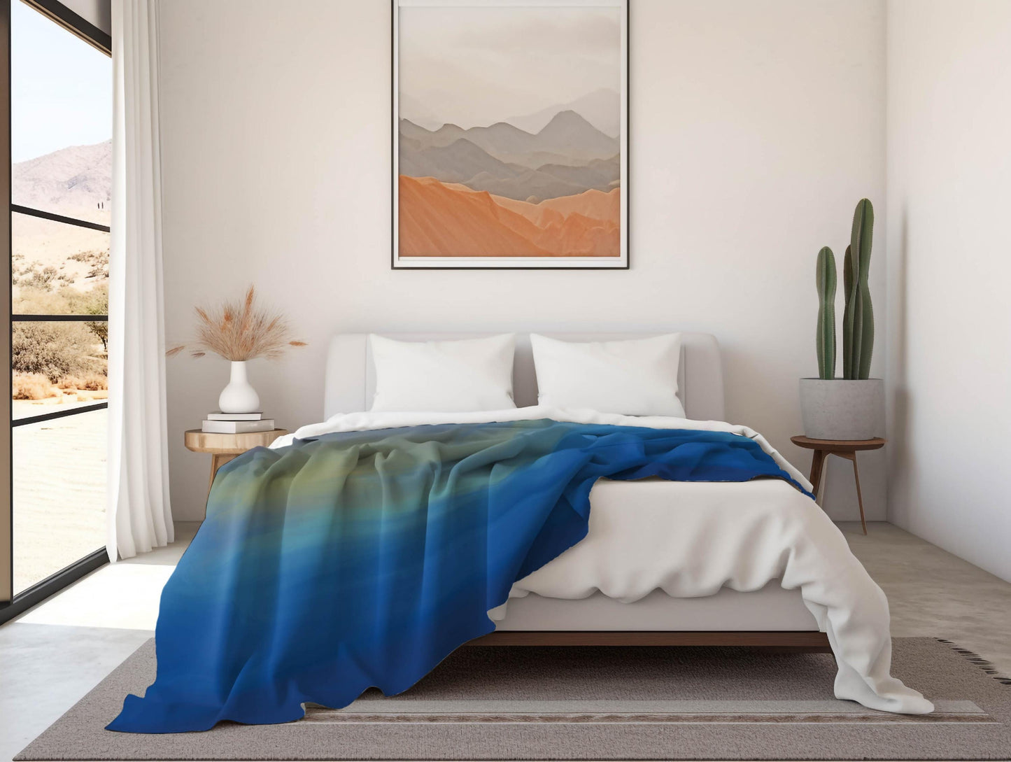 Pierhead Lighthouse, Milwaukee Minky Blanket, Available in Two Sizes