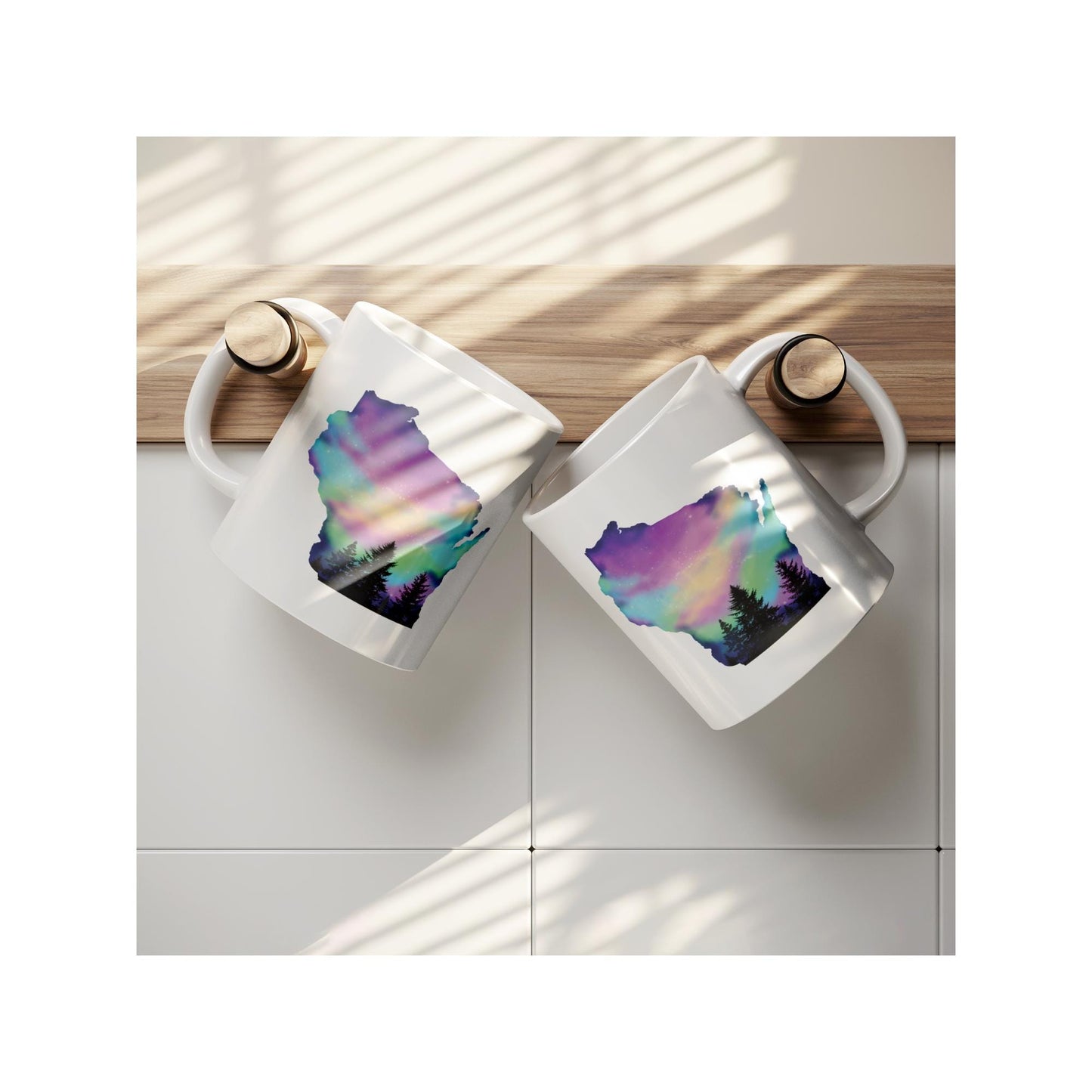 Wisconsin Northern Lights Mug