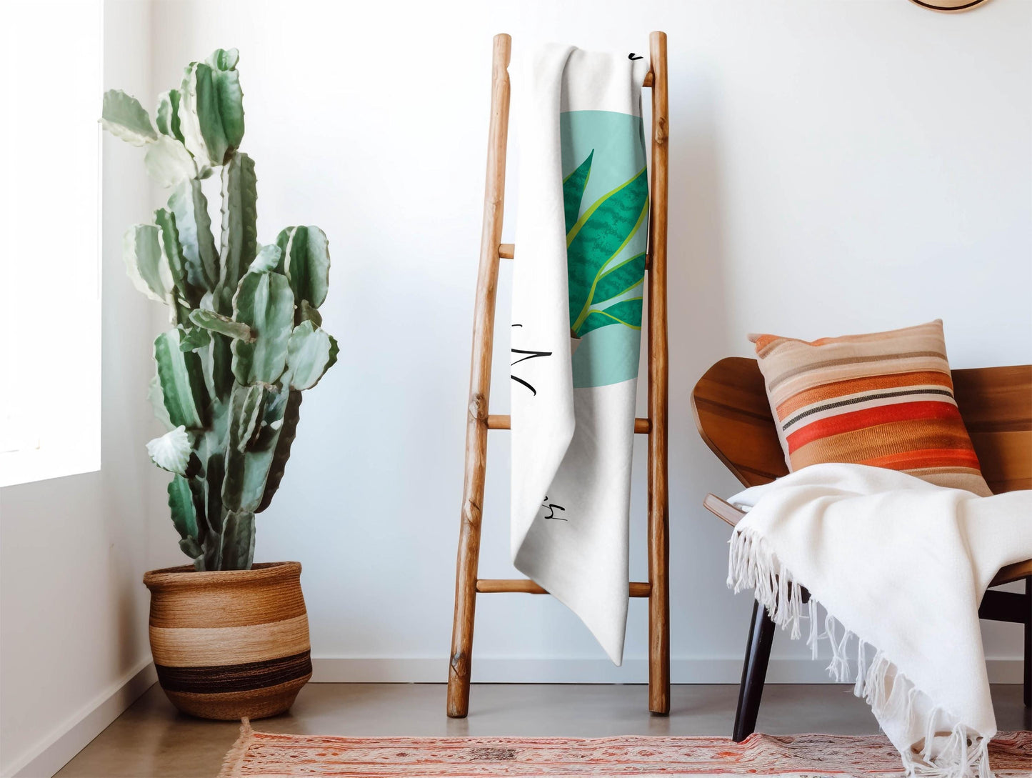 House Plant Inspirational Blanket, Available in Two Sizes