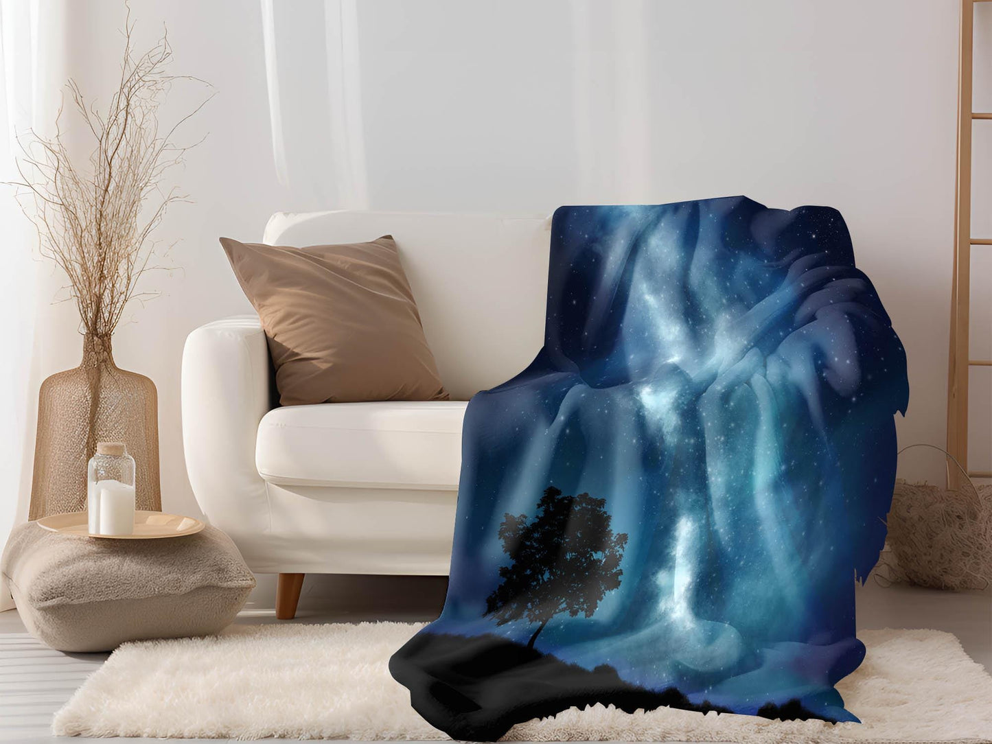 Night Sky Minky Blanket, Available in Two Sizes