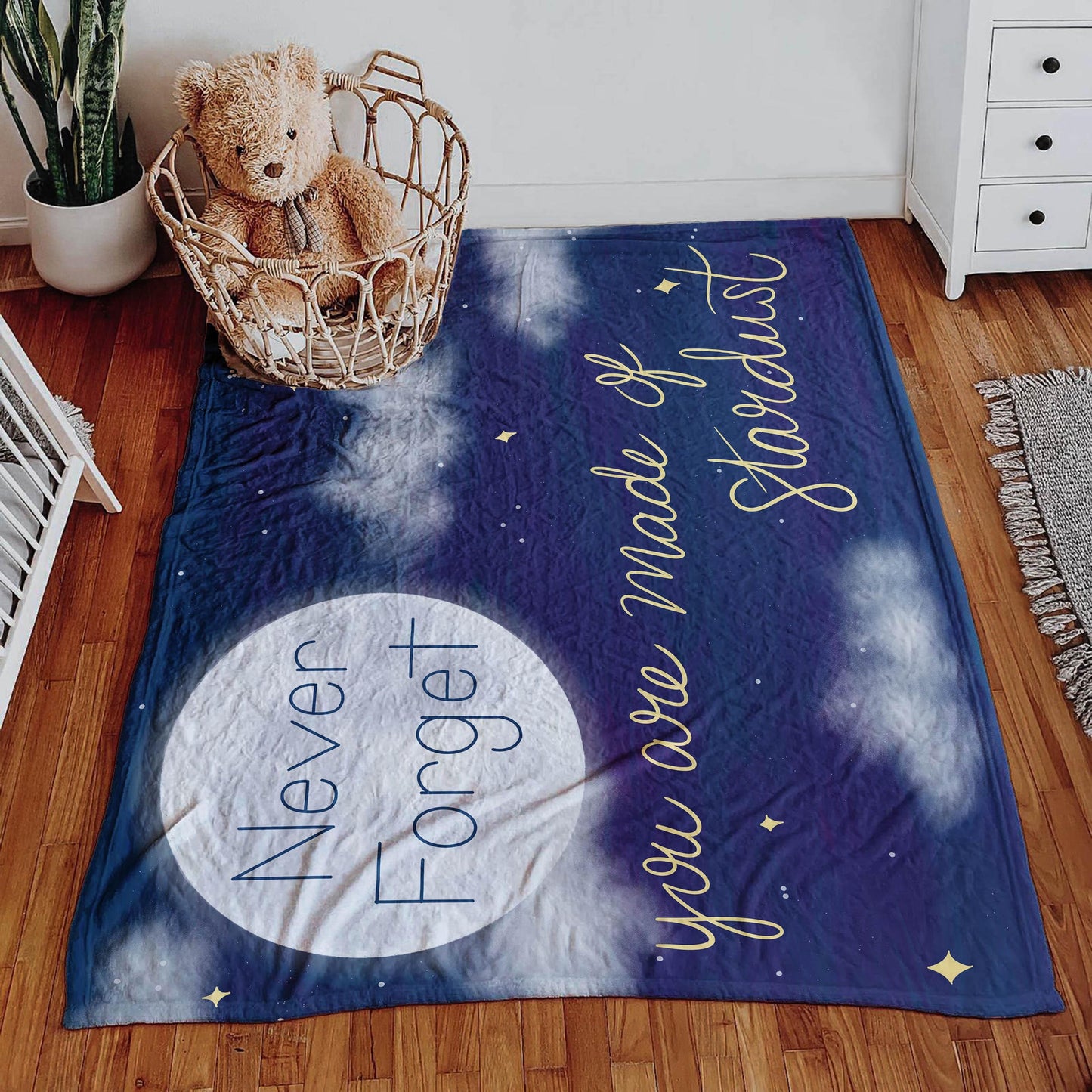 Nursery Minky Blanket, 2 Sizes Available