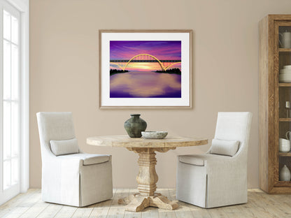 Hoan Bridge Print- Milwaukee, Wisconsin Wall Art