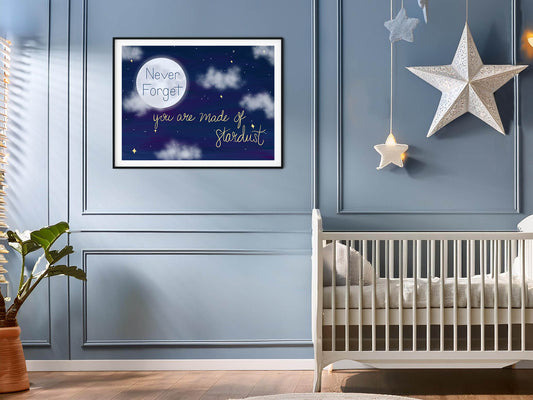 Stardust Nursery Print