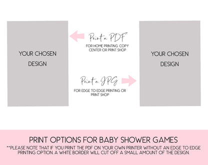 Bee Baby Shower, "Mommys Phrase" Game