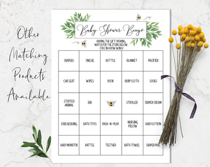 Bee Baby Shower, "Mommys Phrase" Game