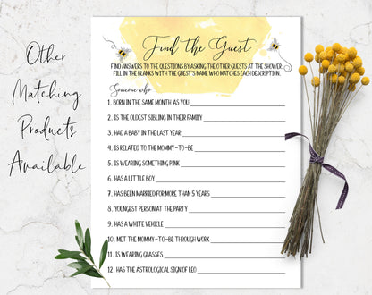Bee Baby Shower, Wishes For Baby Activity