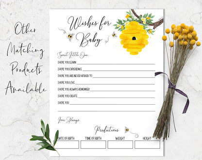 Bee Baby Shower Invitation Set