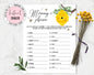 Bee Baby Shower, "Mommys Phrase" Game
