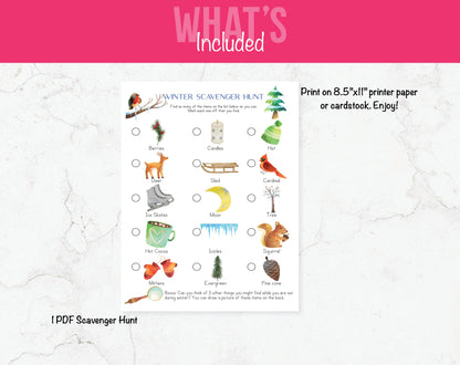 Winter Scavenger Hunt