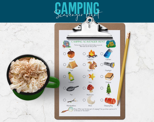 Camping Scavenger Hunt