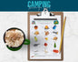 Camping Scavenger Hunt