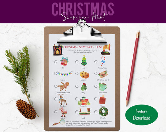 Christmas Scavenger Hunt