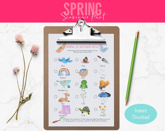 Spring Scavenger Hunt