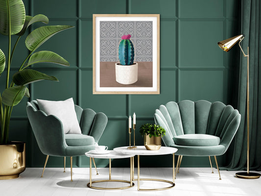 Charming Cactus Print
