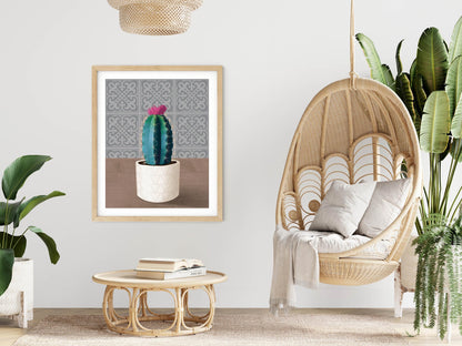 Charming Cactus Print