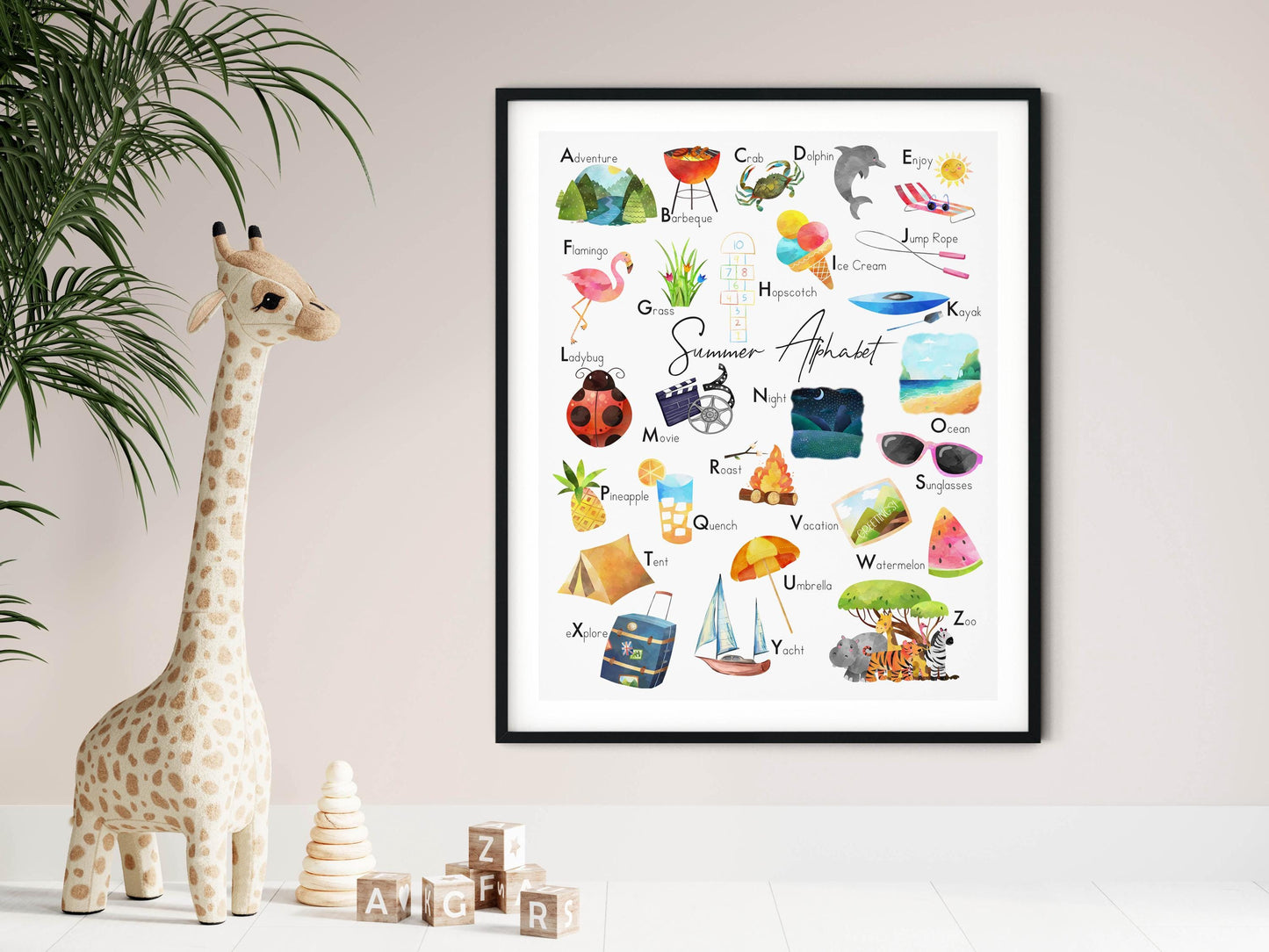 Summer ABC Poster